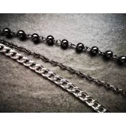 3 reihige Hosenkette, Schlüsselkette, Portemonnaie Kette