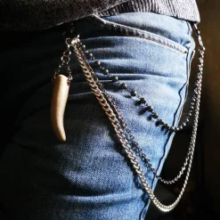 3 reihige Hosenkette, Schlüsselkette, Portemonnaie Kette