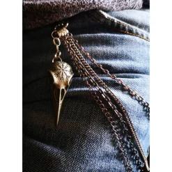 4 reihige Hosenkette, Schlüsselkette, Portemonnaie Kette