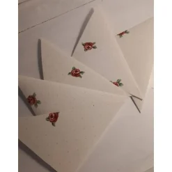 7 rosige Spitztüten