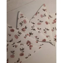 6 Spitztüten mit nostalgischen Röschen