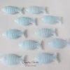 10 St. FISCHE Seifenfische HELLBLAU Gastgeschenke
