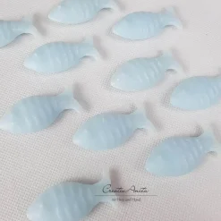 10 St. FISCHE Seifenfische HELLBLAU Gastgeschenke