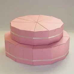 2 Stöckige Torte mit 24 Stück - Ohne Dekoration