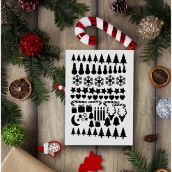 77 Sticker, Aufkleber Set Weihnachten  Weihnachtsaufkleber, Christbaumkugel, Schriftzug,Namensaufkleber Weihnachtsbaumku