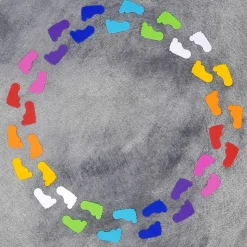 36 Streuteile Deko Füße