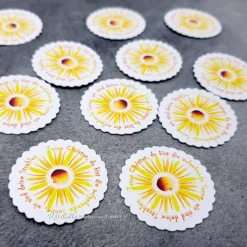 20 Streuteile Deko Kommunion  Sonne