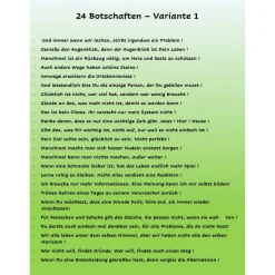 24 Teelichter mit versteckten Botschaften – Adventskalender Füllung & Geschenkidee