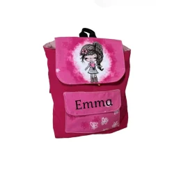 2 teiliges Set Kleid Kindergarten Rucksack - personalisierbar mit Namen und passendem Sommerkleid