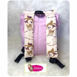 2 tlg. Set bestehend aus Kindergarten Rucksack und Turnbeutel. Hafenkitz gold mit und ohne Namen