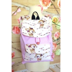 2 tlg. Set bestehend aus Kindergarten Rucksack und Turnbeutel. Hafenkitz gold mit und ohne Namen