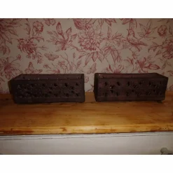 2 Ton Blumenkästchen Tischdeko Behälter Tisch Halter für Servietten Salz Zucker Essig Öl Sia Collectio