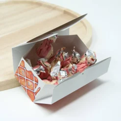 10 Weihnachten Geschenkverpackung, Lebkuchen | Weihnachtsbox zum selbst Beschriften  | Lebkuchenhaus Box