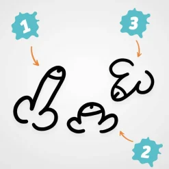 27 x Penis Aufkleber Set | Vinylaufkleber für Auto | Junggesellenschabschied | Scherzartikel | Farbwahl