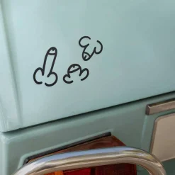 27 x Penis Aufkleber Set | Vinylaufkleber für Auto | Junggesellenschabschied | Scherzartikel | Farbwahl