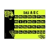 A4 Neon ABC Lernposter | Tiger
