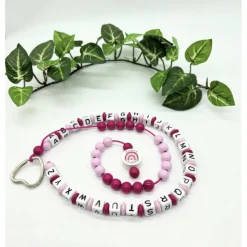 ABC - und Rechenkette Schulstart  Erster Schultag Einschulung Einschulungskette Regenbogen