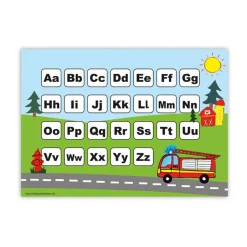 ABC Lernposter | Feuerwehr