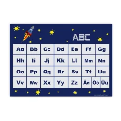 ABC Lernposter | Rakete