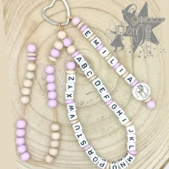 ABC Rechenkette Zählkette mit Name Reh - Endlich Schulkind - Geschenk zur Einschulung -