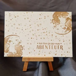 Abenteuer Postkarte / Postkarte mit Motiv / wunderschöne Motive / Geschenkpostkarte / Mondlicht / Abenteuer / Magie