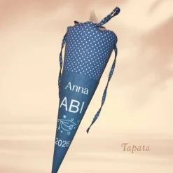 Abi Abschlusstüte Schultüte, Abitur Schultüte -  Abi 2026 blau Dots