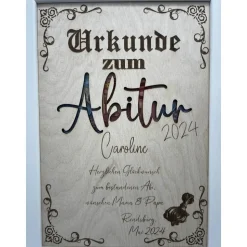 Abitur Geldgeschenk , Abi 2024 , Geschenk zur Prüfung , Abitur Geschenkideen, Geschenkideen zur Prüfung, Geschenk in Bil