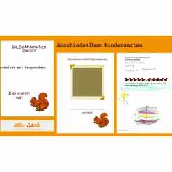 Abschiedsalbum für Kindergarten - ganz persönlich