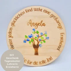 Abschiedsgeschenk Erzieherin | Geschenkidee Tagesmutter | personalisiertes Geschenk Lehrerin | Dankeschön zum Abschied |