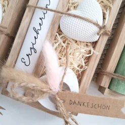Abschiedsgeschenk Kindergarten KITA Erzieherin mit Herz Dekoherz Kerzenhalter Herz Geschenkset Dankeschön  Kerzenset Sta