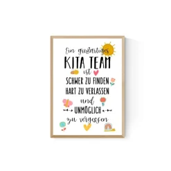 Abschiedsgeschenk Kindergarten Kita Team Erzieherin Geschenk Danke