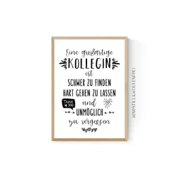 Abschiedsgeschenk Kollegin Arbeitskollegin Verabschiedung Ruhestand Rente Geschenk Poster Bild