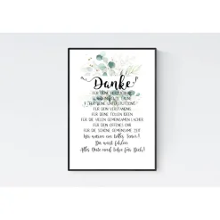 Abschiedsgeschenk Kollegin Kollege Verabschiedung Ruhestand Rente Geschenk Poster Bild Eukalyptus