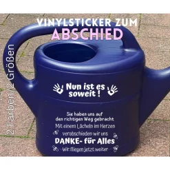 Abschiedsgeschenk Lehrer Erzieherin Geschenk Abschied , Kita ,Schule, Sticker Aufkleber zur Verabschiedung Danke