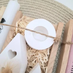 Abschiedsgeschenk Schule Lehrerin mit Herz Lehrer Geschenkset Dankeschön Häuser / Lichthäuser Kerzenhalter rund Kerzense