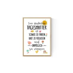 Abschiedsgeschenk Tagesmutter Geschenk Danke Tagesmutter