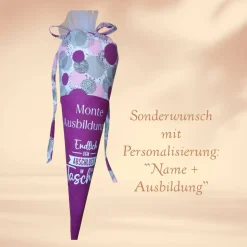 Abschlusstüte - Endlich den Abschluss in der Tasche personalisierbar mit Spruch