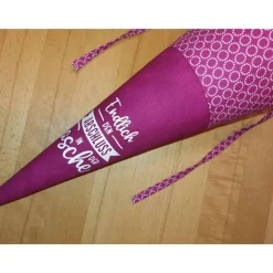 Abschlusstüte - Glückwunsch zum Schulabschluss personalisierbar mit Spruch