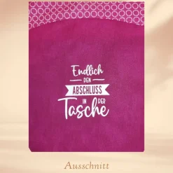 Abschlusstüte - Glückwunsch zum Schulabschluss personalisierbar mit Spruch