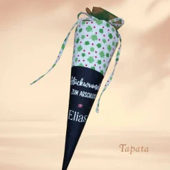 Abschlusstüte - Glückwunsch zum Schulabschluss personalisierbar mit Namen