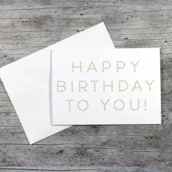 ABVERKAUF /// Klappkarte **Pünktchen** von ZWEIFARBIG Grußkarte Geburtstag Glückwunschkarte Glückwünsche