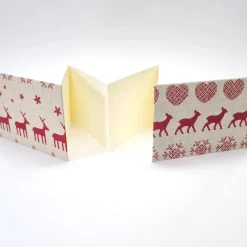 ABVERKAUF /// Leporello Fotoalbum Weihnachten 11x16cm Querformat – Personalisierbares Geschenk mit weihnachtlichem Motiv