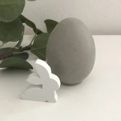 Ach Du dickes Ei ;-) Großes Osterei aus Beton, grau, 8 cm