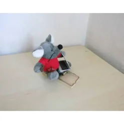 Achtung Mäuse Geldgeschenk Weihnachten – Dekorative Mausefalle mit Plüschmaus, Laptop & Handy