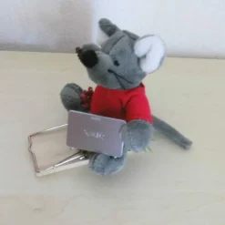 Achtung Mäuse Geldgeschenk Weihnachten – Dekorative Mausefalle mit Plüschmaus, Laptop & Handy