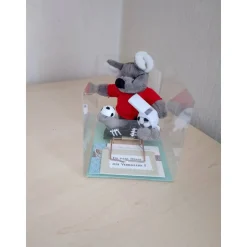 Achtung Mäuse Geldgeschenk für Fußballer – Originelle Mausefalle mit Plüschmaus als Geschenkidee