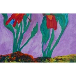 Acrylbild FRÜHLINGSBOTEN Gemälde Wandbild Keilrahmen Leinwand Malerei Vögel