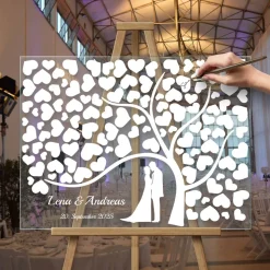 Acrylglas Hochzeitsschild Hochzeitsgästebuch Hochzeitsgeschenk Gästebuch