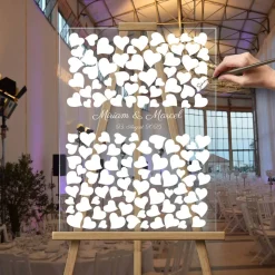 Acrylglas Hochzeitsschild Hochzeitsgästebuch Hochzeitsgeschenk Gästebuch