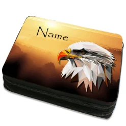 Adler Federmäppchen inkl. Inhalt mit Name / personalisierbar
